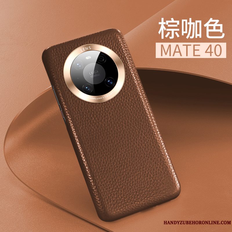 Etui Huawei Mate 40 Beskyttelse Rød Tynd, Cover Huawei Mate 40 Tasker Ny Anti-fald