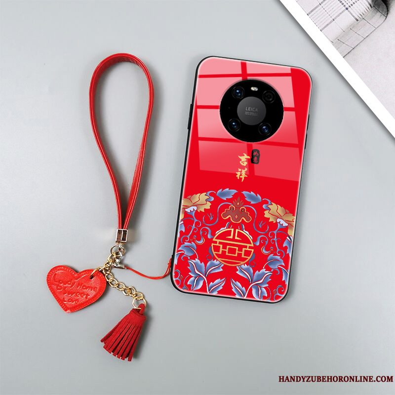 Etui Huawei Mate 40 Pro Beskyttelse Kinesisk Stil Af Personlighed, Cover Huawei Mate 40 Pro Tasker Trendy Net Red