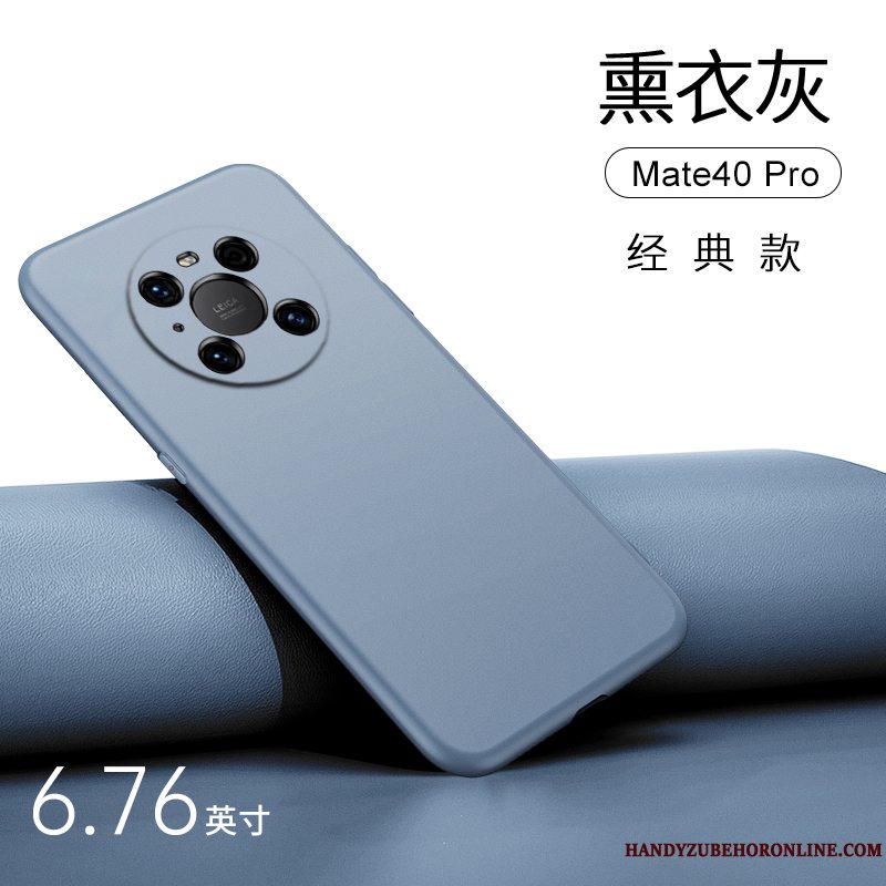 Etui Huawei Mate 40 Pro Blød Bil Anti-fald, Cover Huawei Mate 40 Pro Silikone Grøn Ny