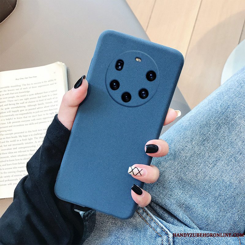 Etui Huawei Mate 40 Pro+ Blød Simple Nubuck, Cover Huawei Mate 40 Pro+ Beskyttelse Anti-fald Telefon