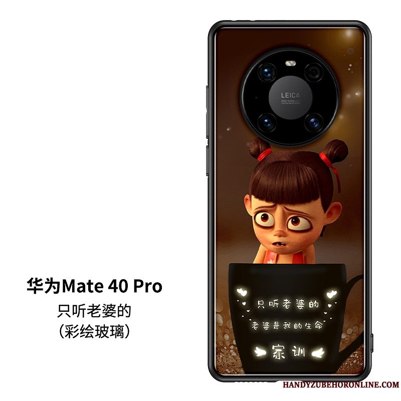 Etui Huawei Mate 40 Pro Cartoon Kinesisk Stil Net Red, Cover Huawei Mate 40 Pro Silikone Telefontrendy