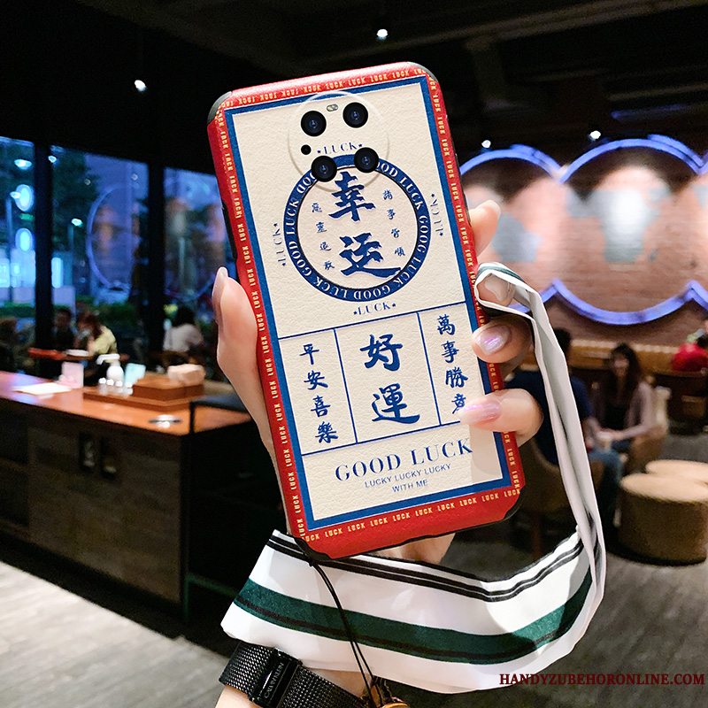 Etui Huawei Mate 40 Pro Kreativ Ny Af Personlighed, Cover Huawei Mate 40 Pro Beskyttelse Kinesisk Stil Tynd