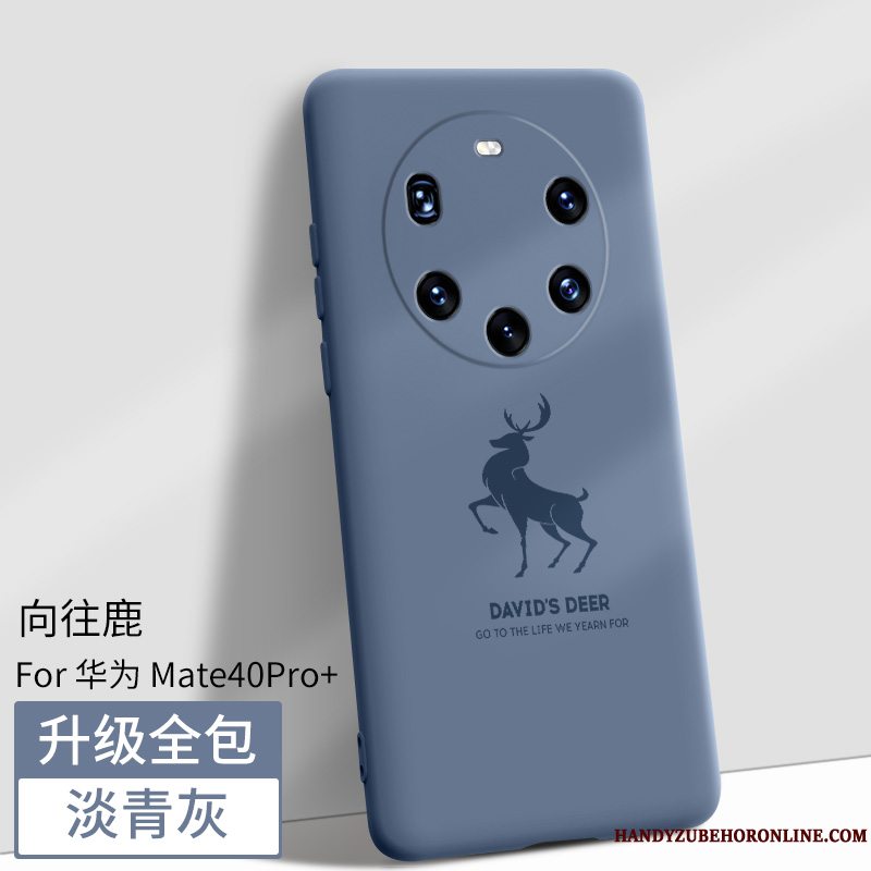 Etui Huawei Mate 40 Pro+ Silikone Magnetisk Sort, Cover Huawei Mate 40 Pro+ Tasker Telefonny