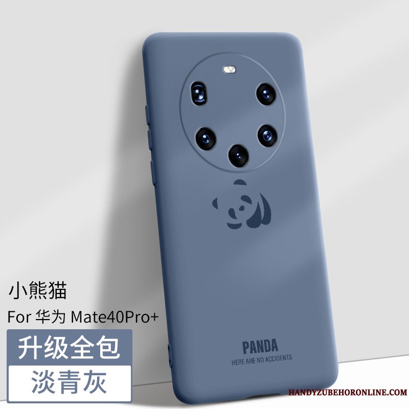 Etui Huawei Mate 40 Pro+ Silikone Magnetisk Sort, Cover Huawei Mate 40 Pro+ Tasker Telefonny