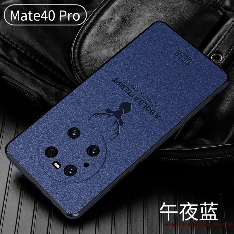 Etui Huawei Mate 40 Pro Silikone Ny Orange, Cover Huawei Mate 40 Pro Kreativ Telefonanti-fald