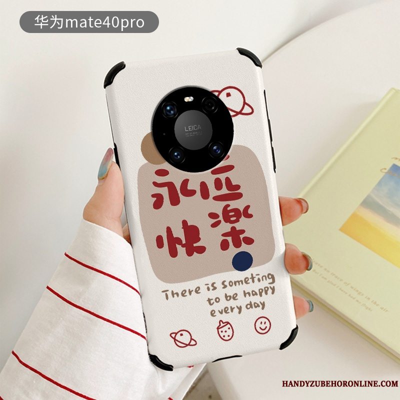 Etui Huawei Mate 40 Pro Silikone Telefonanti-fald, Cover Huawei Mate 40 Pro Beskyttelse Elskeren Mønster