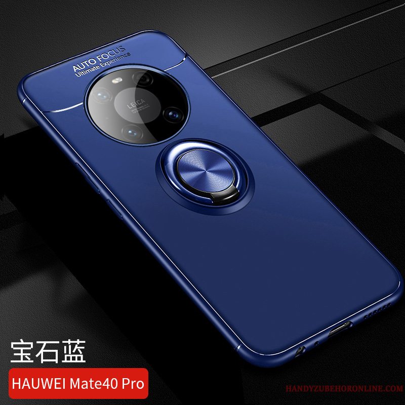 Etui Huawei Mate 40 Pro Support Nubuck Ny, Cover Huawei Mate 40 Pro Tasker Ring Bil