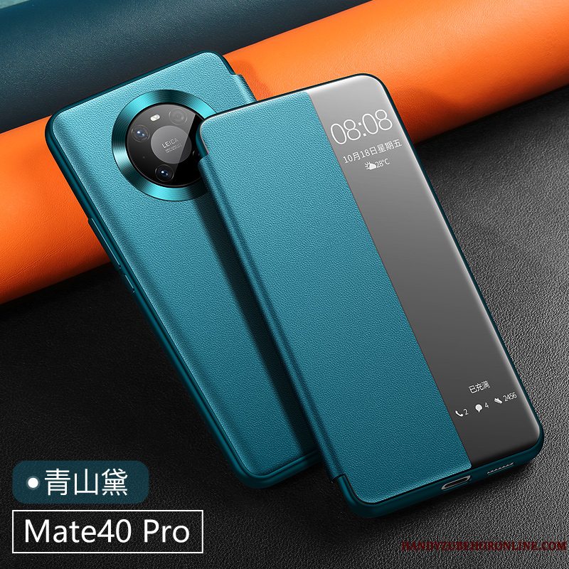 Etui Huawei Mate 40 Pro Tasker Telefonblå, Cover Huawei Mate 40 Pro Beskyttelse Ny Anti-fald