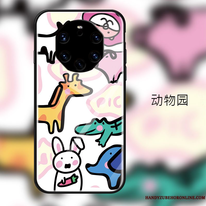 Etui Huawei Mate 40 Rs Cartoon Smuk Dyr, Cover Huawei Mate 40 Rs Beskyttelse Frisk Hjerte