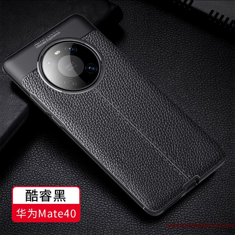 Etui Huawei Mate 40 Tasker High End Business, Cover Huawei Mate 40 Beskyttelse Rød Ny