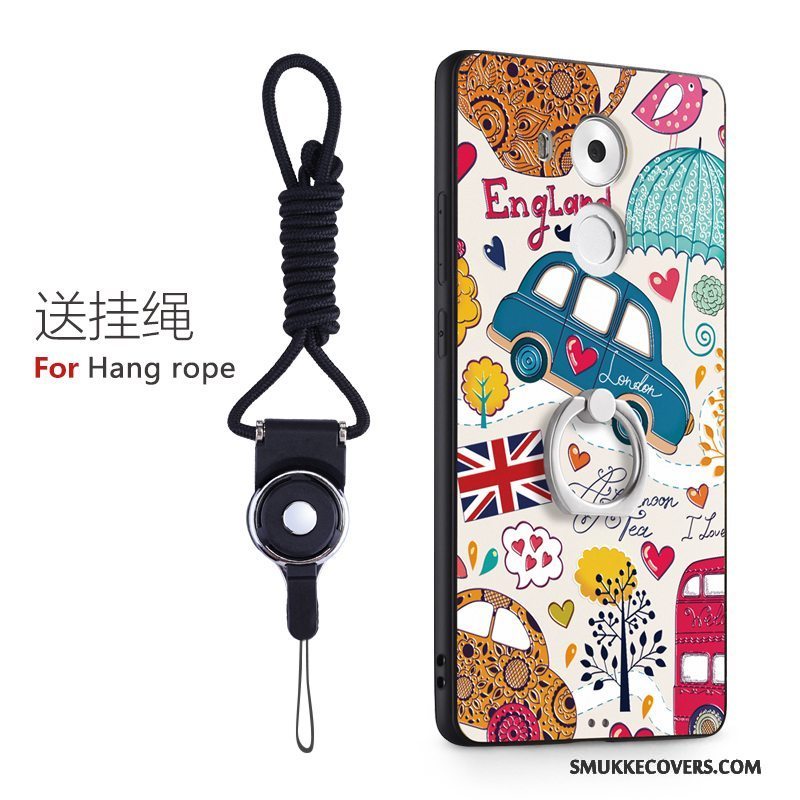 Etui Huawei Mate 8 Cartoon Hård Telefon, Cover Huawei Mate 8 Beskyttelse Lyserød Smuk