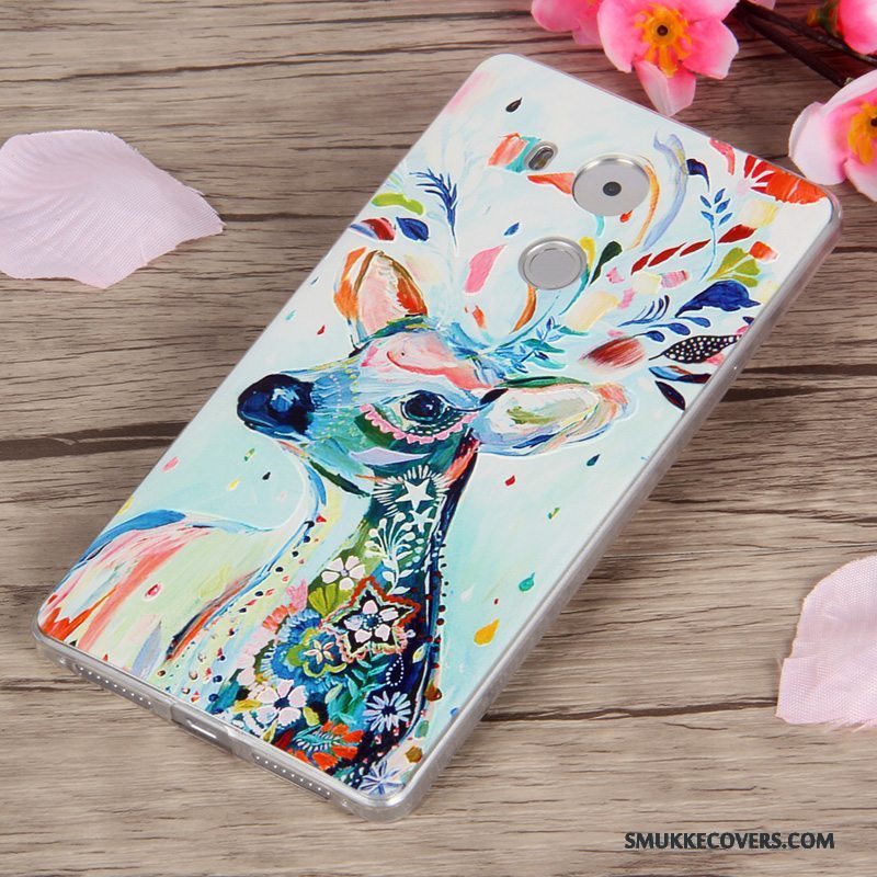 Etui Huawei Mate 8 Relief Lyse Lilla, Cover Huawei Mate 8 Blød Anti-fald Tynd