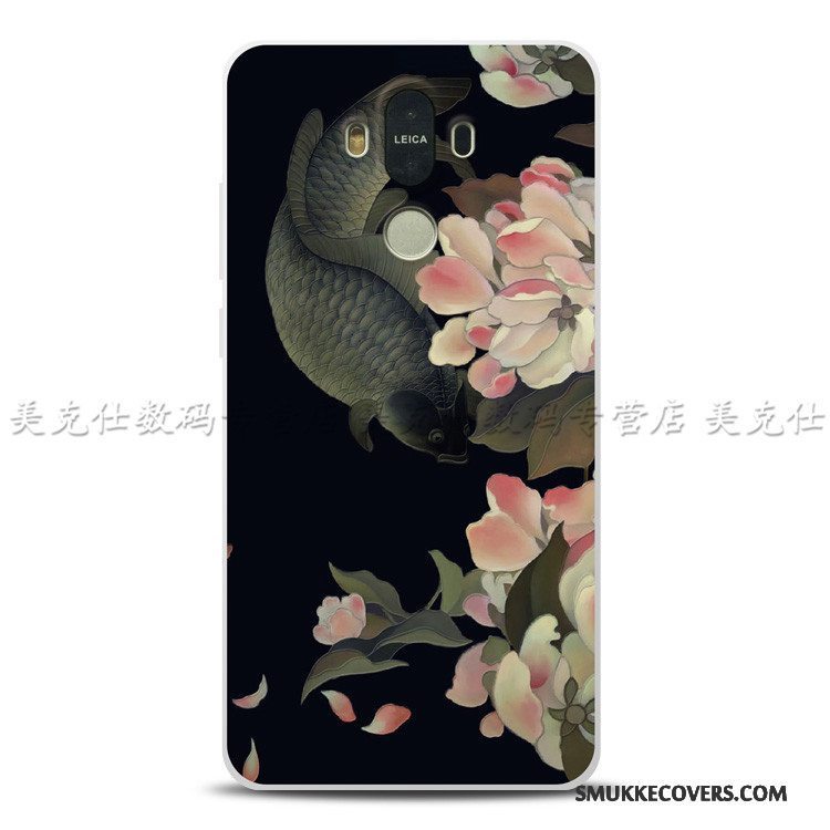 Etui Huawei Mate 8 Relief Lyserød Telefon, Cover Huawei Mate 8 Beskyttelse