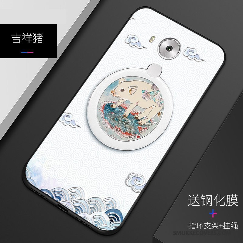 Etui Huawei Mate 8 Silikone Af Personlighed Anti-fald, Cover Huawei Mate 8 Tasker Telefonblå