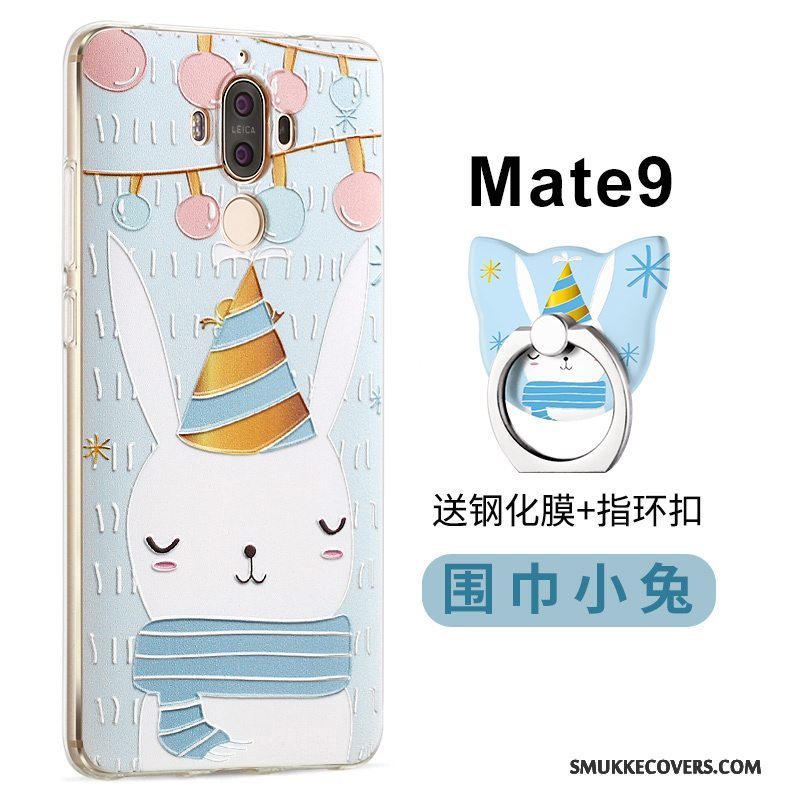 Etui Huawei Mate 9 Beskyttelse Af Personlighed Telefon, Cover Huawei Mate 9 Blød Lyserød Anti-fald