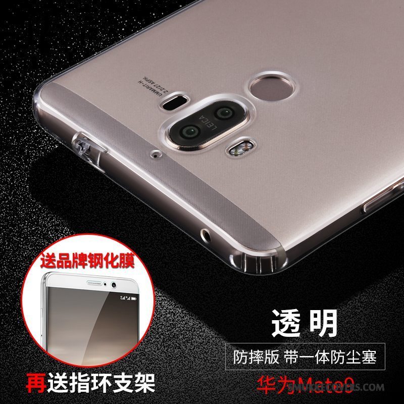 Etui Huawei Mate 9 Beskyttelse Anti-fald Telefon, Cover Huawei Mate 9 Tasker Gennemsigtig