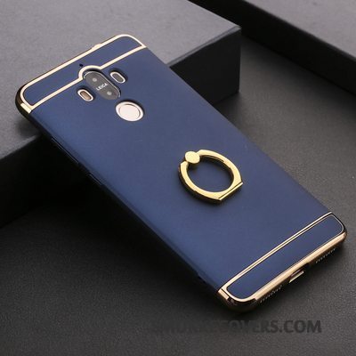 Etui Huawei Mate 9 Beskyttelse Guld Hængende Ornamenter, Cover Huawei Mate 9 Nubuck Hård