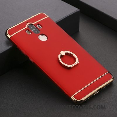 Etui Huawei Mate 9 Beskyttelse Guld Hængende Ornamenter, Cover Huawei Mate 9 Nubuck Hård