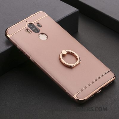 Etui Huawei Mate 9 Beskyttelse Guld Hængende Ornamenter, Cover Huawei Mate 9 Nubuck Hård