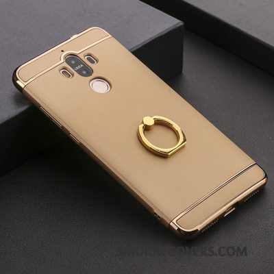 Etui Huawei Mate 9 Beskyttelse Guld Hængende Ornamenter, Cover Huawei Mate 9 Nubuck Hård