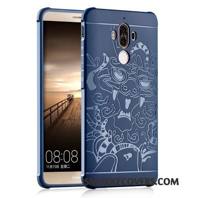 Etui Huawei Mate 9 Beskyttelse Simple Telefon, Cover Huawei Mate 9 Kreativ Nubuck Trend