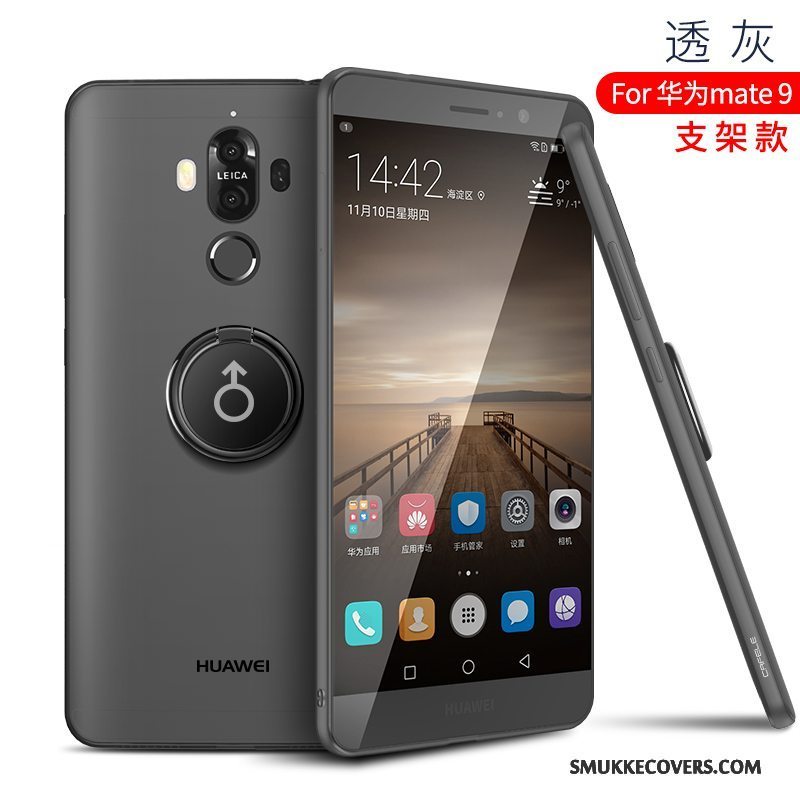 Etui Huawei Mate 9 Beskyttelse Telefonhvid, Cover Huawei Mate 9 Tasker Nubuck Tynd