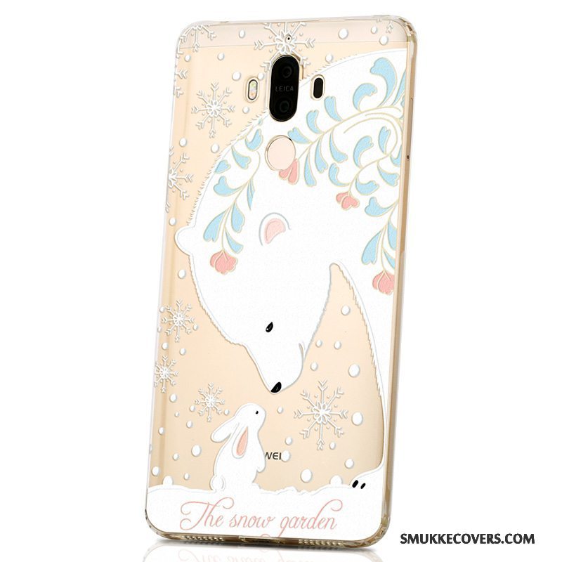 Etui Huawei Mate 9 Blød Af Personlighed Smuk, Cover Huawei Mate 9 Cartoon Telefonlilla