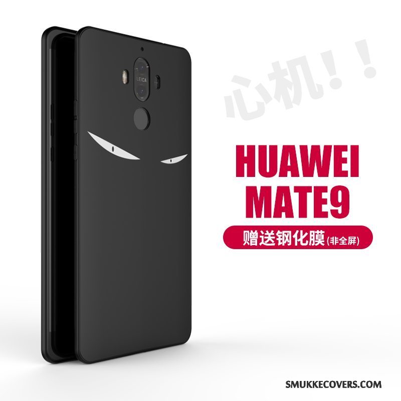 Etui Huawei Mate 9 Blød Stor Trend, Cover Huawei Mate 9 Silikone Telefonsort