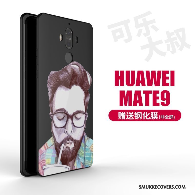 Etui Huawei Mate 9 Blød Stor Trend, Cover Huawei Mate 9 Silikone Telefonsort