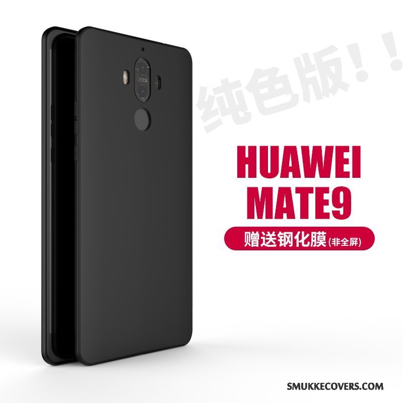 Etui Huawei Mate 9 Blød Stor Trend, Cover Huawei Mate 9 Silikone Telefonsort