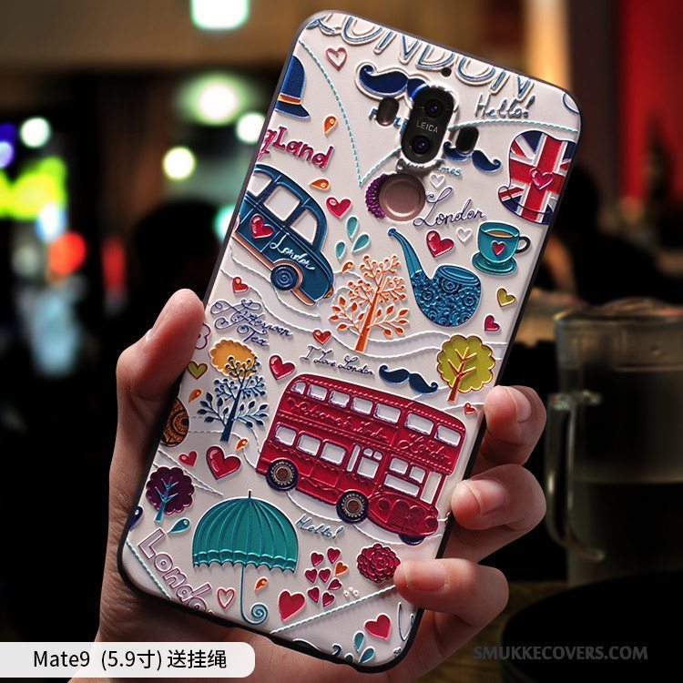 Etui Huawei Mate 9 Blød Telefontrend, Cover Huawei Mate 9 Tasker Anti-fald