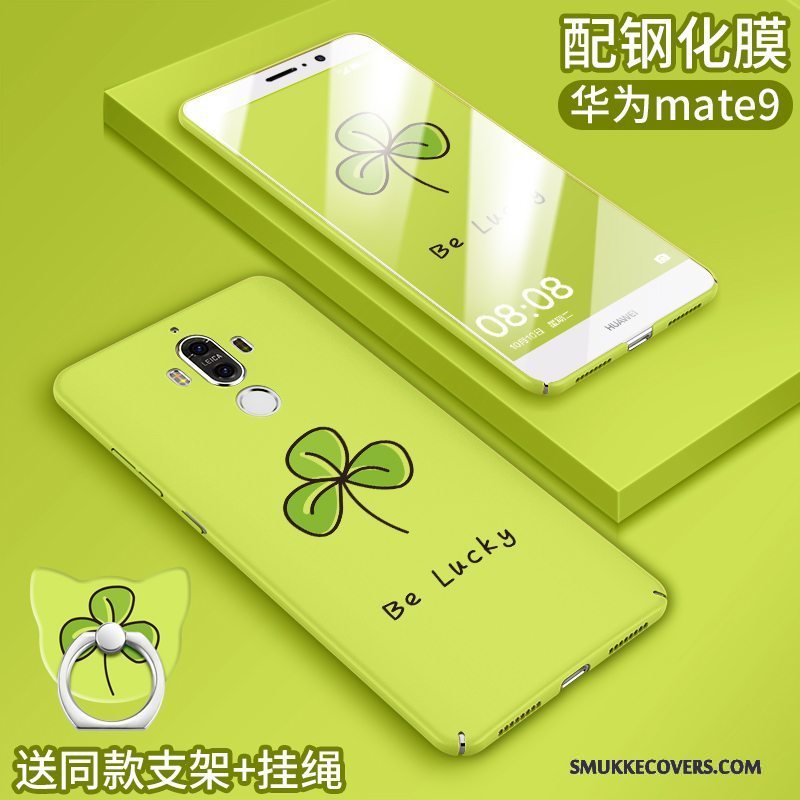 Etui Huawei Mate 9 Kreativ Af Personlighed Grøn, Cover Huawei Mate 9 Cartoon Telefon
