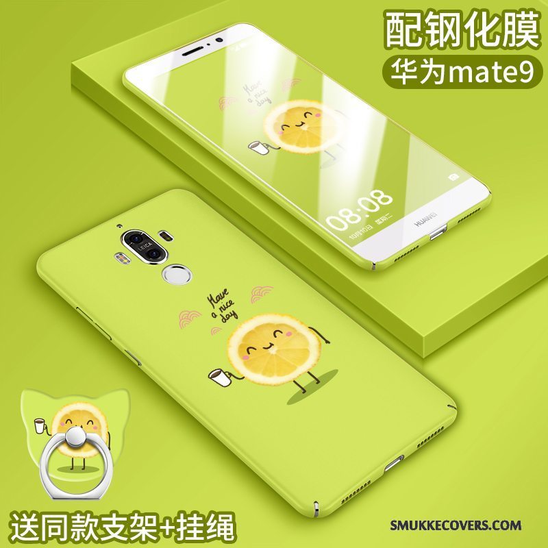 Etui Huawei Mate 9 Kreativ Af Personlighed Grøn, Cover Huawei Mate 9 Cartoon Telefon