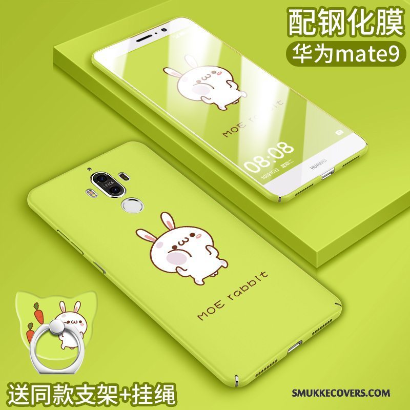 Etui Huawei Mate 9 Kreativ Af Personlighed Grøn, Cover Huawei Mate 9 Cartoon Telefon