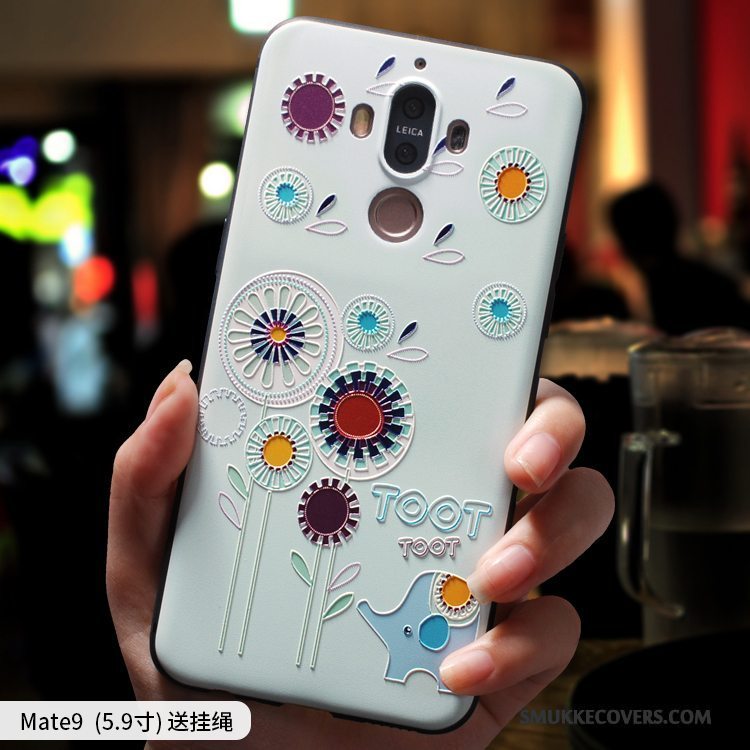 Etui Huawei Mate 9 Kreativ Af Personlighed Smuk, Cover Huawei Mate 9 Tasker Lyserød Anti-fald