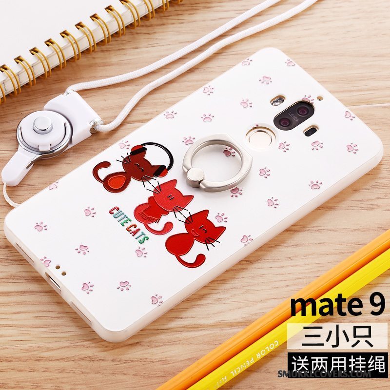 Etui Huawei Mate 9 Kreativ Af Personlighed Telefon, Cover Huawei Mate 9 Tasker Blå Anti-fald