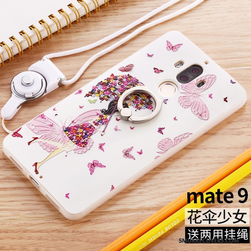 Etui Huawei Mate 9 Kreativ Af Personlighed Telefon, Cover Huawei Mate 9 Tasker Blå Anti-fald