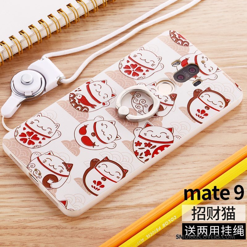 Etui Huawei Mate 9 Kreativ Af Personlighed Telefon, Cover Huawei Mate 9 Tasker Blå Anti-fald