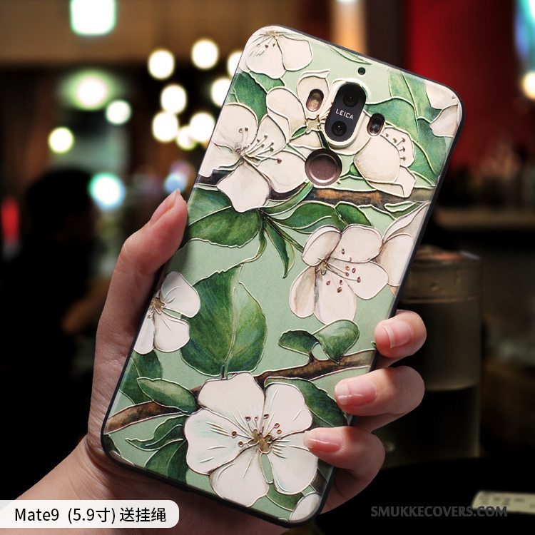 Etui Huawei Mate 9 Kreativ Anti-fald Telefon, Cover Huawei Mate 9 Silikone Lyse Af Personlighed