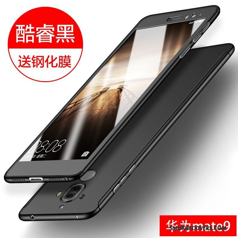Etui Huawei Mate 9 Metal Anti-fald Rød, Cover Huawei Mate 9 Beskyttelse Pulver Ramme