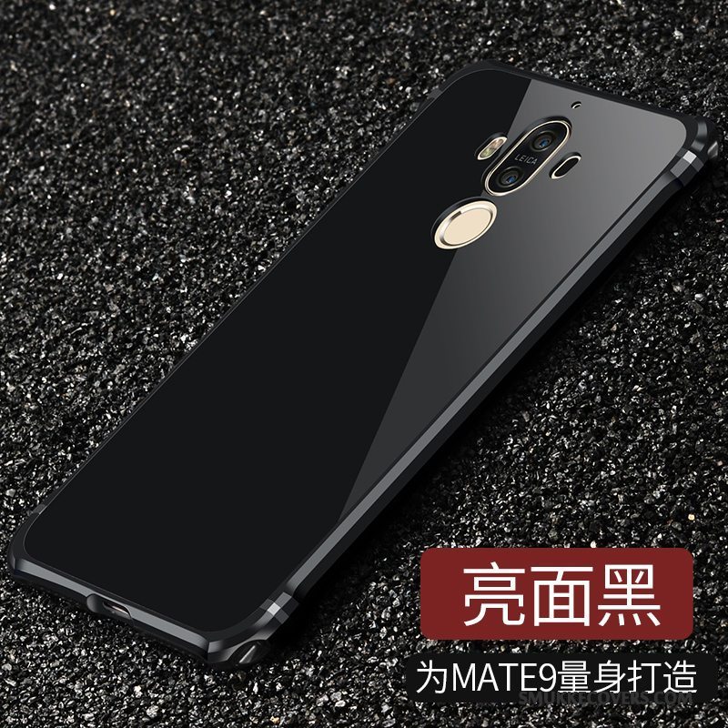 Etui Huawei Mate 9 Metal Sort Telefon, Cover Huawei Mate 9 Beskyttelse