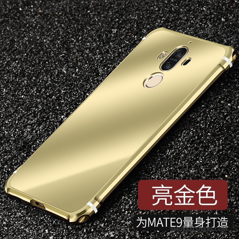 Etui Huawei Mate 9 Metal Sort Telefon, Cover Huawei Mate 9 Beskyttelse