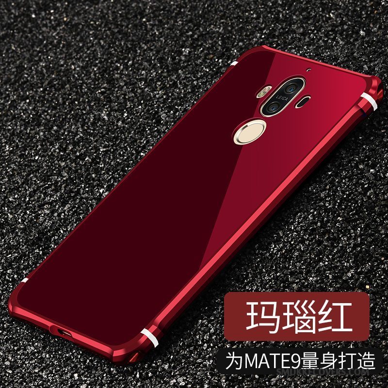 Etui Huawei Mate 9 Metal Sort Telefon, Cover Huawei Mate 9 Beskyttelse