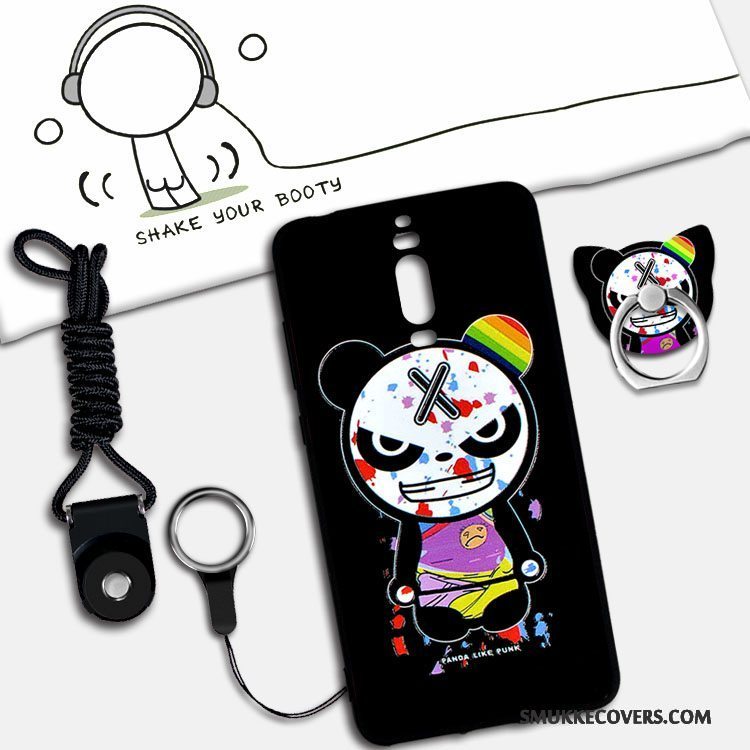 Etui Huawei Mate 9 Pro Blød Hængende Ornamenter Lyserød, Cover Huawei Mate 9 Pro Cartoon Anti-fald Telefon