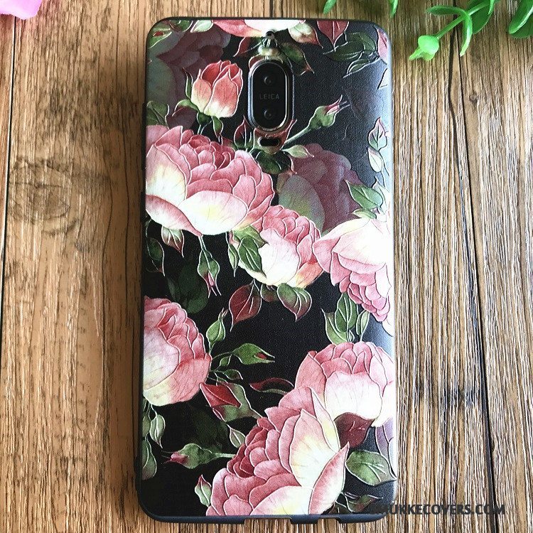 Etui Huawei Mate 9 Pro Kreativ Tynd Hvid, Cover Huawei Mate 9 Pro Relief Anti-fald Hængende Ornamenter