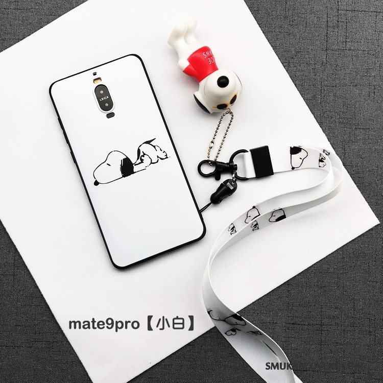 Etui Huawei Mate 9 Pro Kreativ Tynd Telefon, Cover Huawei Mate 9 Pro Tasker Sort Anti-fald