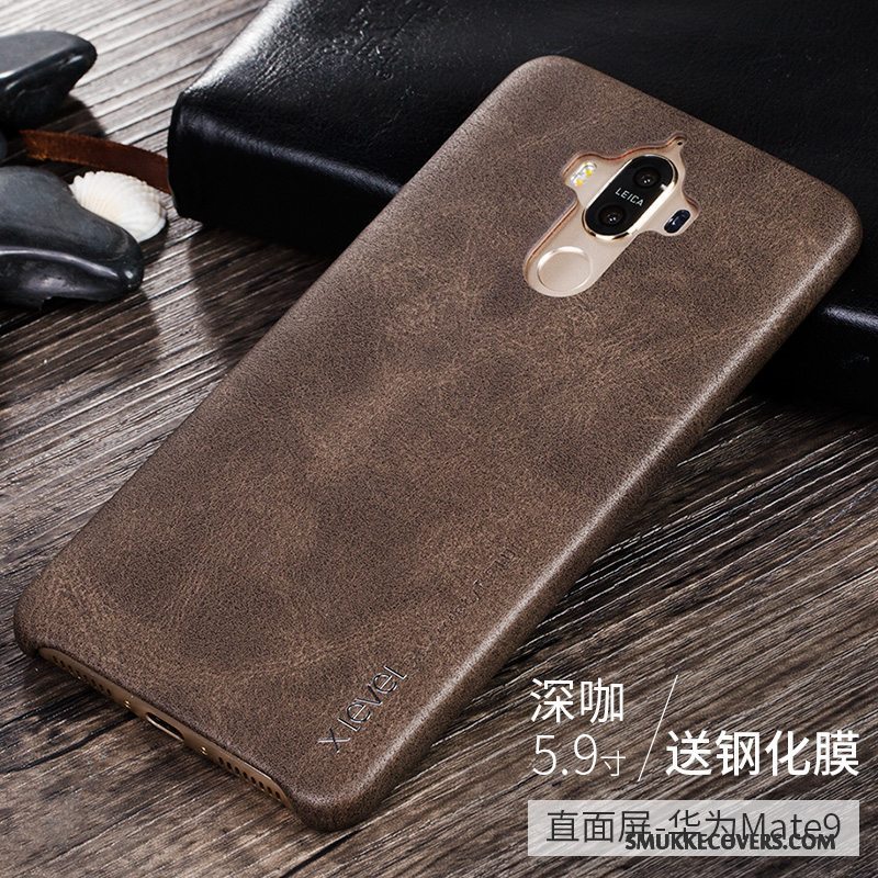 Etui Huawei Mate 9 Pro Læder Anti-fald Telefon, Cover Huawei Mate 9 Pro Tynd