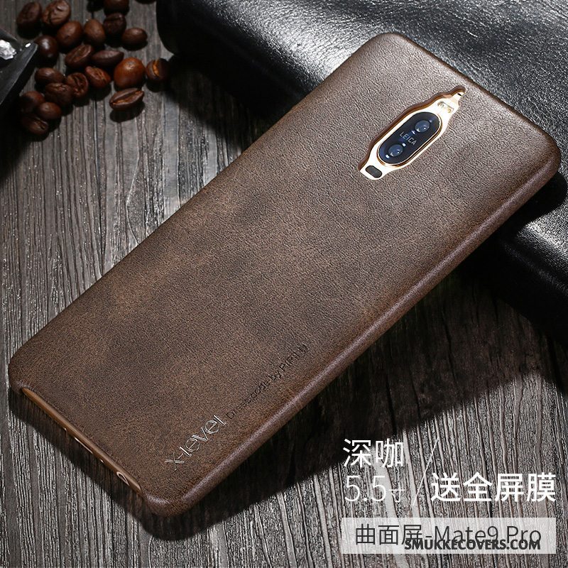 Etui Huawei Mate 9 Pro Læder Anti-fald Telefon, Cover Huawei Mate 9 Pro Tynd