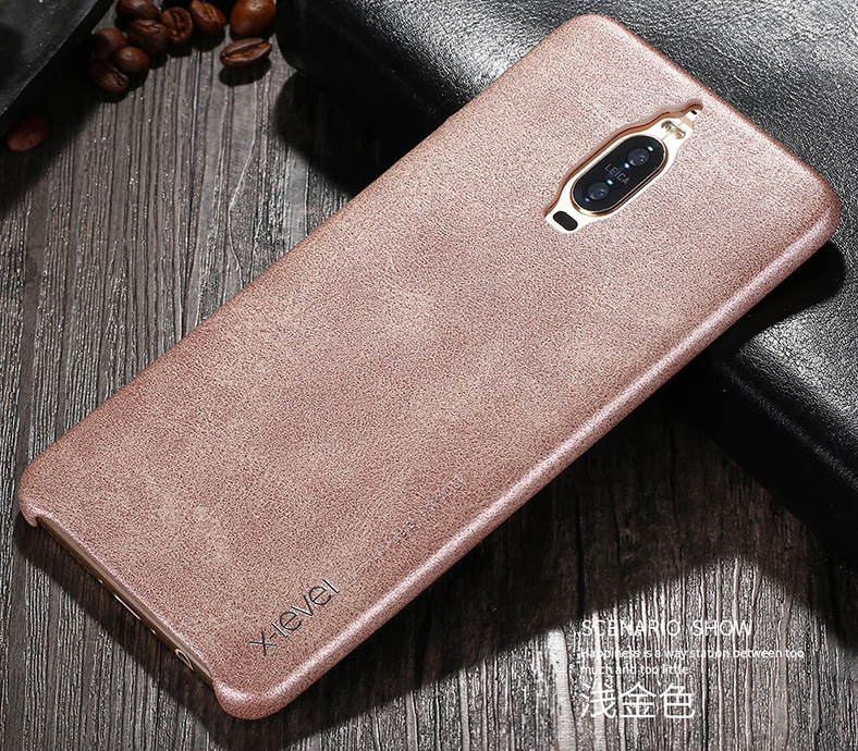 Etui Huawei Mate 9 Pro Læder Business Sort, Cover Huawei Mate 9 Pro Beskyttelse Telefon