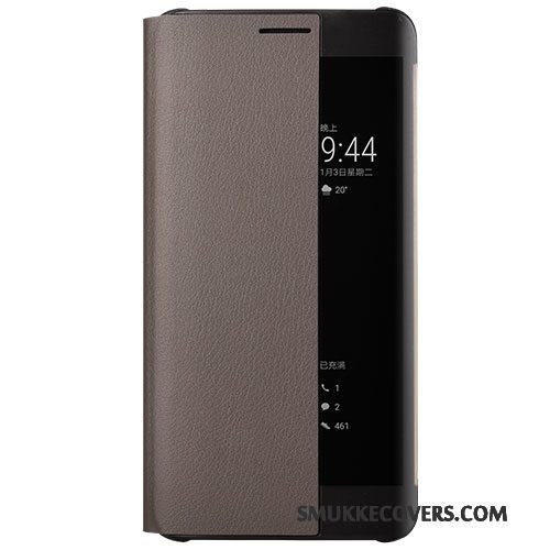 Etui Huawei Mate 9 Pro Læder Telefonlyserød, Cover Huawei Mate 9 Pro Beskyttelse